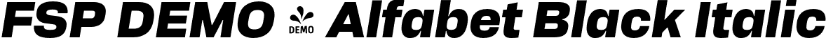 FSP DEMO - Alfabet Black Italic font - Fontspring-DEMO-alfabet-blackitalic.otf