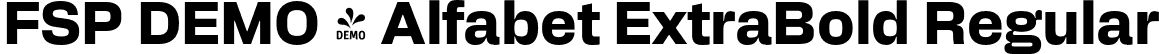 FSP DEMO - Alfabet ExtraBold Regular font - Fontspring-DEMO-alfabet-extrabold.otf