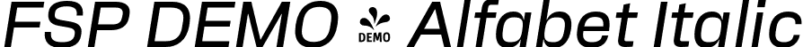 FSP DEMO - Alfabet Italic font - Fontspring-DEMO-alfabet-regularitalic.otf