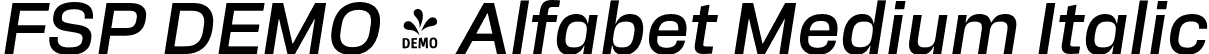 FSP DEMO - Alfabet Medium Italic font - Fontspring-DEMO-alfabet-mediumitalic.otf