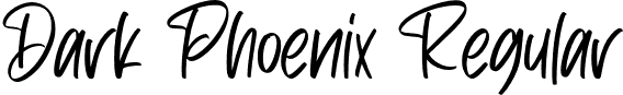 Dark Phoenix Regular font - Dark Phoenix.otf