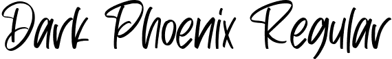 Dark Phoenix Regular font - Dark Phoenix.ttf