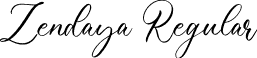 Zendaya Regular font - Omeliana.otf