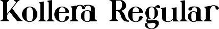 Kollera Regular font - Kollera.ttf