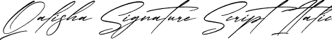Qalisha Signature Script Italic font - Qalisha Signature Script Italic.otf
