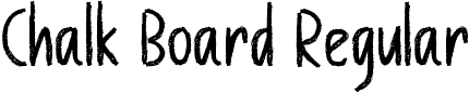 Chalk Board Regular font - Chalk Board.otf