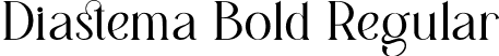 Diastema Bold Regular font - Diastema Bold.ttf