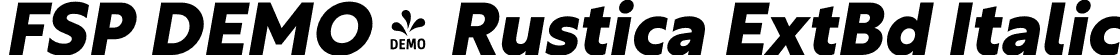 FSP DEMO - Rustica ExtBd Italic font - Fontspring-DEMO-8_rustica-extrabolditalic.otf
