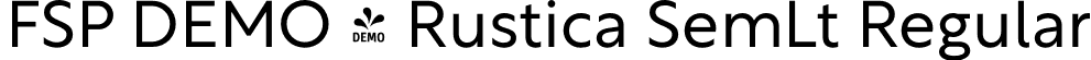 FSP DEMO - Rustica SemLt Regular font - Fontspring-DEMO-4_rustica-semilight.otf