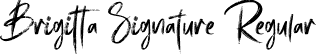 Brigitta Signature Regular font - BrigittaSignature.ttf