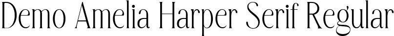 Demo Amelia Harper Serif Regular font - demoameliaharperserif-rpwwv.ttf