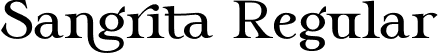 Sangrita Regular font - Sangrita.otf