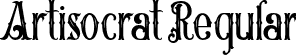 Artisocrat Regular font - Artisocrat Personal Use Only.otf