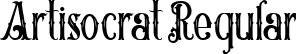 Artisocrat Regular font - Artisocrat Personal Use Only.ttf