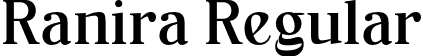 Ranira Regular font - Ranira Regular.otf