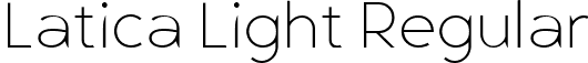 Latica Light Regular font - Latica Light.ttf