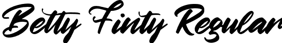 Betty Finty Regular font - Betty Finty.otf