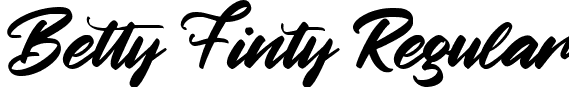 Betty Finty Regular font - Betty Finty.ttf