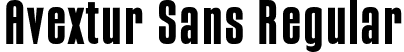 Avextur Sans Regular font - Avextur Sans.otf