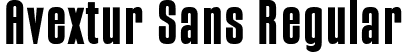 Avextur Sans Regular font - Avextur Sans.ttf