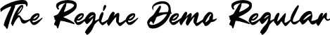 The Regine Demo Regular font - the-regine-demo.otf