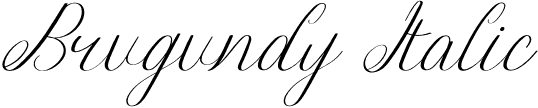 Brugundy Italic font - Brugundy Italic.otf