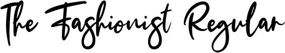 The Fashionist Regular font - The Fashionist.ttf