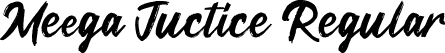 Meega Juctice Regular font - Meega Juctice.ttf