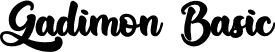 Gadimon Basic font - Gadimon Basic.otf