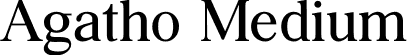 Agatho Medium font - Agatho Medium.otf