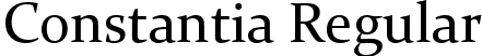 Constantia Regular font - constan.ttf