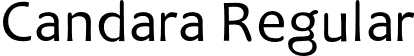 Candara Regular font - aquarion.otf