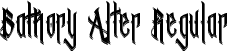 Bathory Alter Regular font - Bathory Alter.ttf