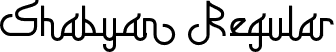 Shabyan Regular font - Shabyan.otf