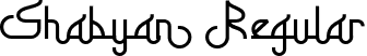 Shabyan Regular font - Shabyan.ttf