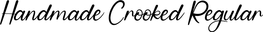 Handmade Crooked Regular font - Handmade-Crooked.otf