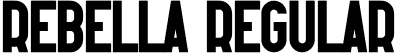 Rebella Regular font - Rebella.otf
