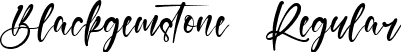 Blackgemstone Regular font - Blackgemstone.ttf