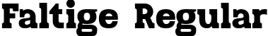 Faltige Regular font - Faltige.ttf