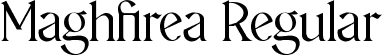 Maghfirea Regular font - Maghfirea.ttf