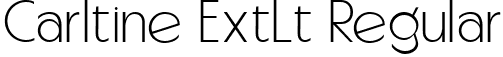 Carltine ExtLt Regular font - CarltineExtraLight-Yz784.ttf