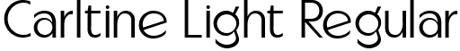 Carltine Light Regular font - CarltineLight-rgjVL.ttf