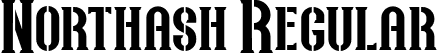 Northash Regular font - Northash-K7v2D.ttf