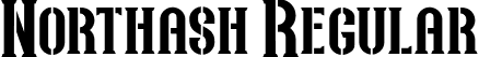 Northash Regular font - Northash-MV7wx.otf