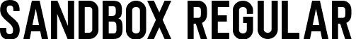 SANDBOX Regular font - SANDBOX TTF.ttf