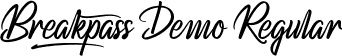 Breakpass Demo Regular font - BreakpassDemo-GOZ8a.ttf