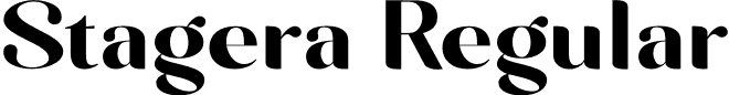 Stagera Regular font - Stagera-PKBRg.otf