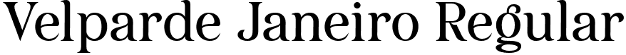 Velparde Janeiro Regular font - VelpardeJaneiro-Regular.ttf