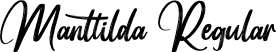 Manttilda Regular font - Manttilda-VG0E6.otf