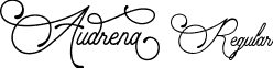 Audrena Regular font - Audrena.ttf